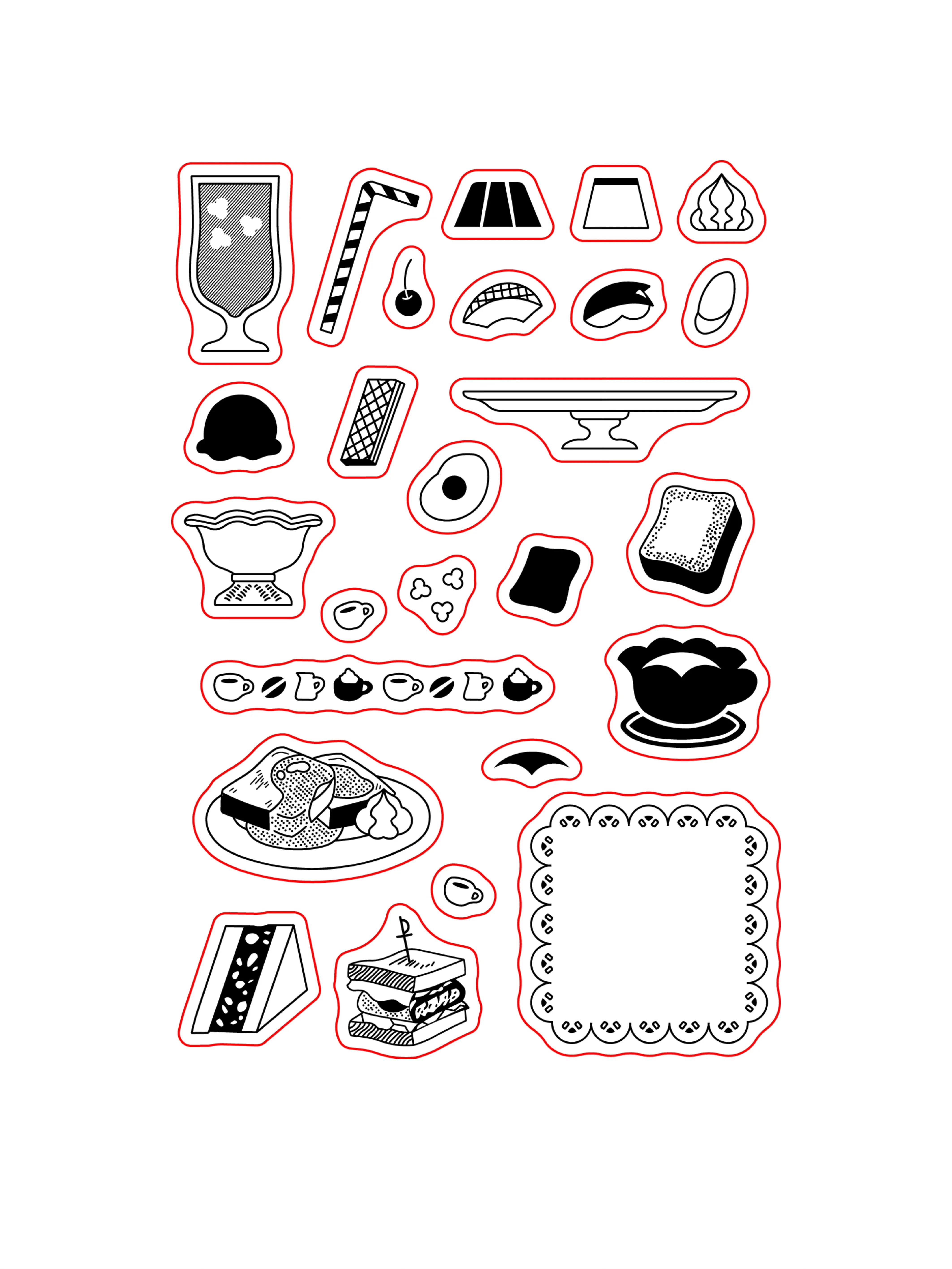 Milk Tea Transparent Silicone Stamp for DIY Scrapbooking and Photo Album Decoration