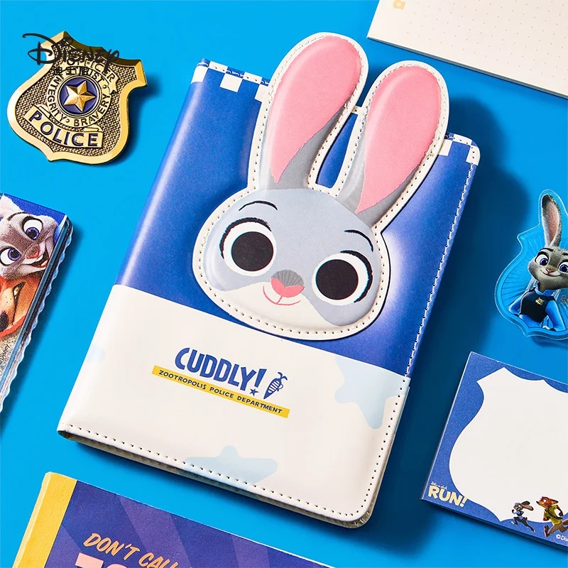 Disney Crazy Zootopia 3d Three-Dimensional Notebook Primary School Blunt Skin Thickened Job Log Cartoon Creative Notepad