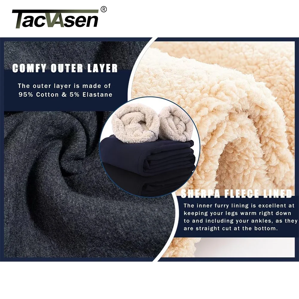 Men's Fleece Pants Heavyweight Sherpa Lined Sweatpants Running Jogger With Drawstring Winter Thicken Warm sport jogging trousers fleece sweatpants