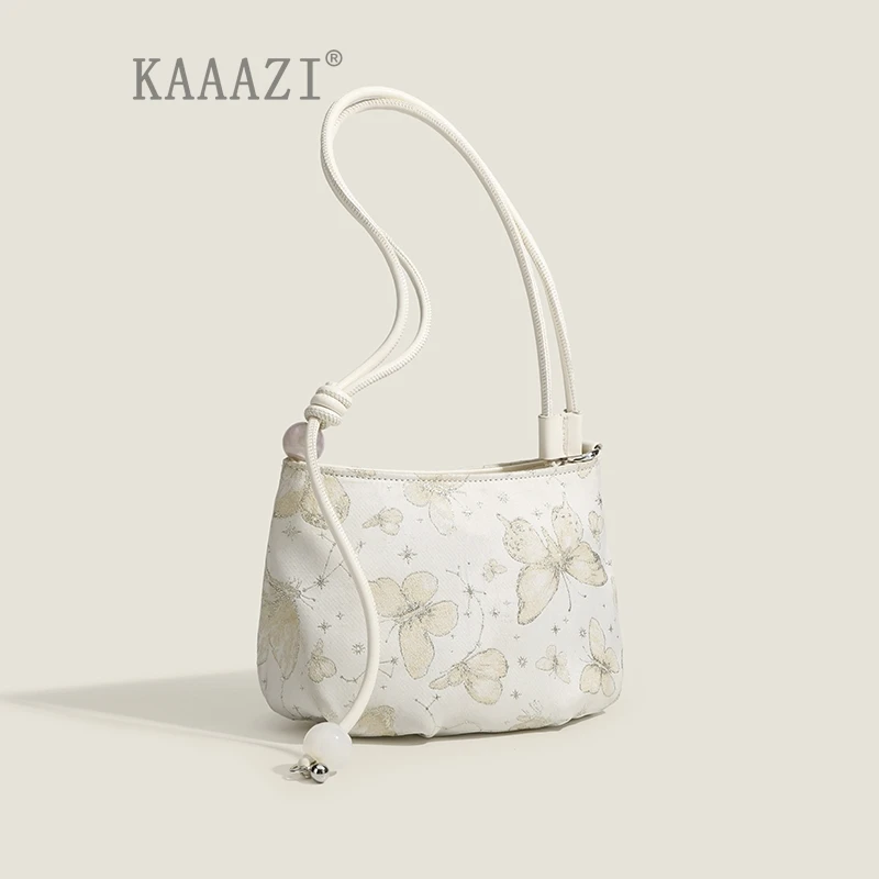 

Модные сумки через плечо с принтом бабочки, Женская Роскошная Новинка 2024, маленькая сумка через плечо, универсальные Дизайнерские летние сумки высокого качества