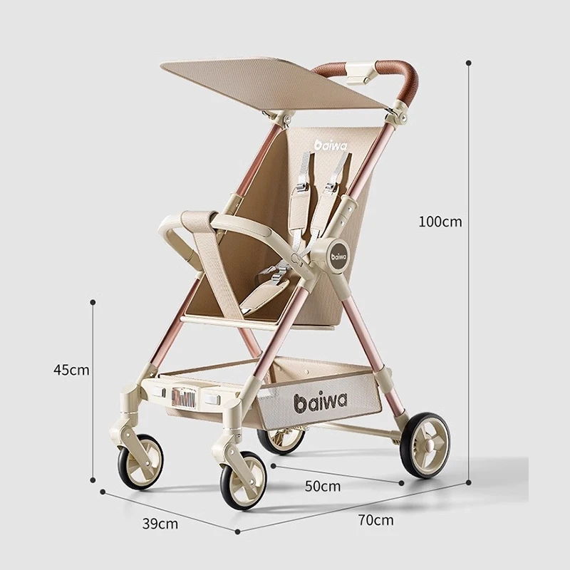 Lightweight Foldable Baby Travel Stroller 6