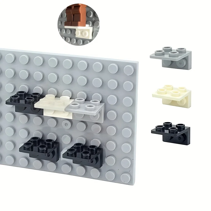 20pcs Figures Stand Base Plate 99207 Bracket Inverted Building Blocks DIY Figure Standing Display Bracket Assemble Brick Toys