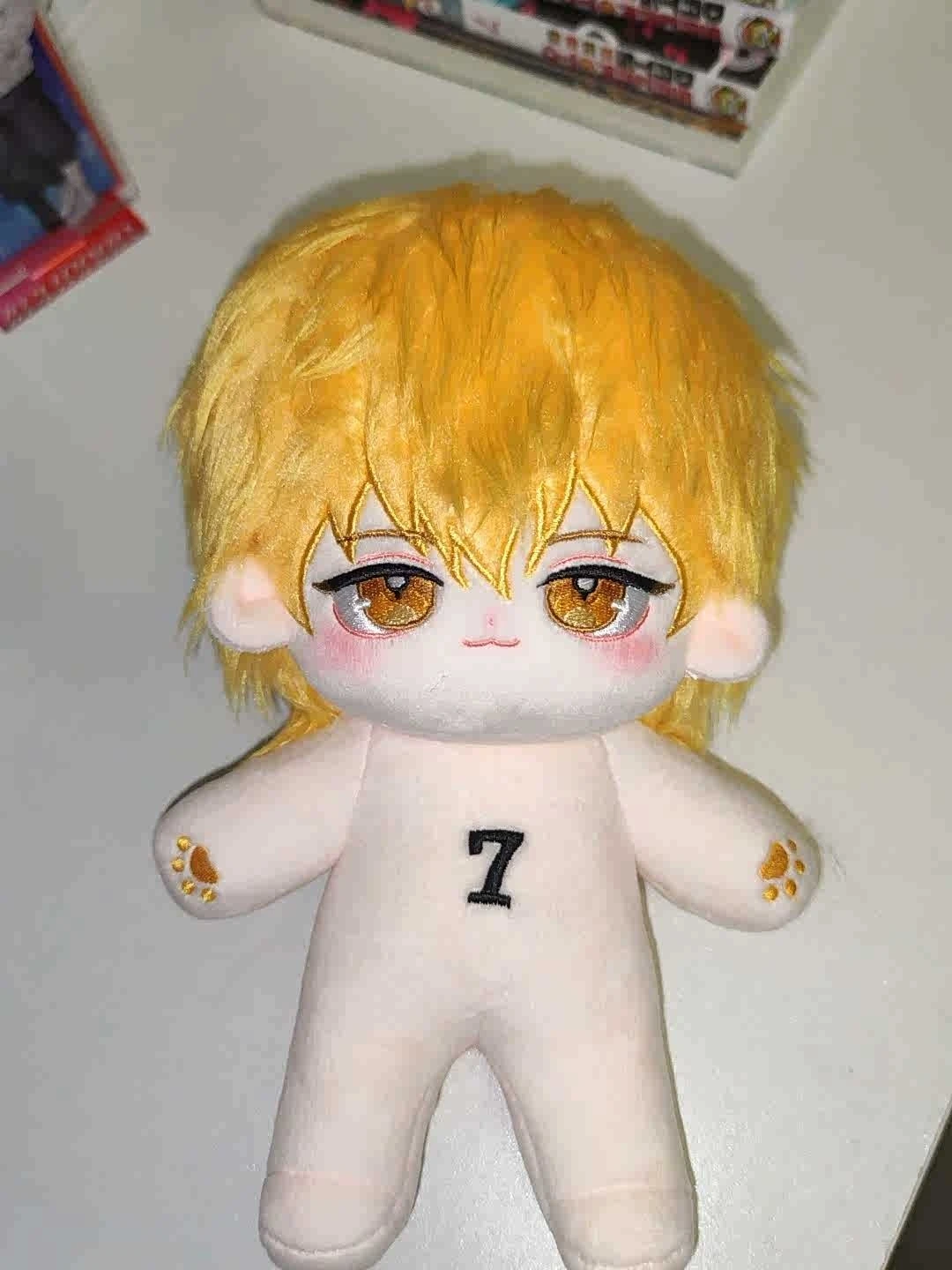 

Аниме Kuroko's милый Баскетбол Kise Ryouta Монстр плюшевое Кукольное тело платье хлопковое плюшевое талисман для косплея подарок для фанатов 20 см