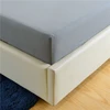Simple Solid Color Single Double Fitted Bed Sheet Hight Quality Soft Skin Friendly Bed Sheets Queen with Elastic Band Bed Linens 6