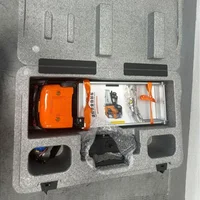 Huina 598 RC Truck 1/16 Remote Control Dump Truck Alloy Electric Model 14 Channel Remote Control Car with Light System Boy Toy 2