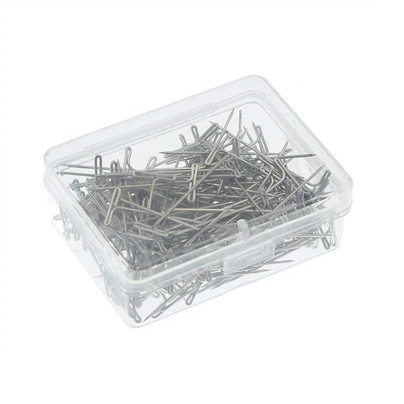 T Pin Needles Wig Making T-Pins Knitting Sewing Positioning Needle 50/100Pcs 27/32/38/51MM