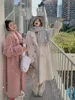Fashion Autumn/Winter Thick Suit Collar Imitation Mink Fur One Piece Fur Eco Friendly Furs Long Coat Women Jacket Winter Clothes 4
