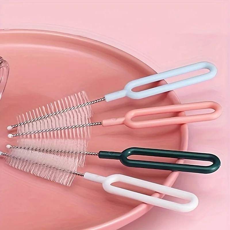 Stainless Steel Nipple Brush with Handle