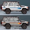 Car sticker FOR Toyota Land Cruiser LC70 LC76 LC79 LC8 modified customized sports Body Waist Line Styles Decal Vinyl accessories