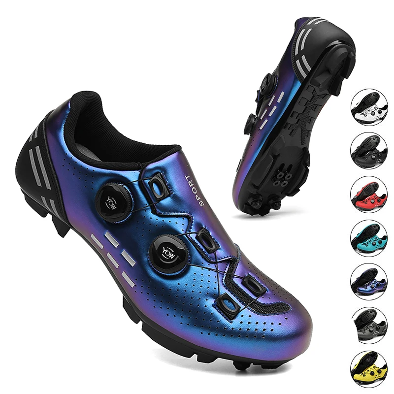 Велотуфли MTB SPD Pedal Велосипедная обувь Мужская самоблокирующаяся обувь для горного велосипеда Trail Женская велосипедная обувь для бездорожья