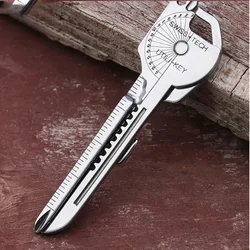 Versatile 8 - in - 1 Multi - Tool Keychain for Camping & Survival | Compact Outdoor Utility Set with Screwdriver, Bottle Opener, and Pliers (8in1 - 1pcs)
