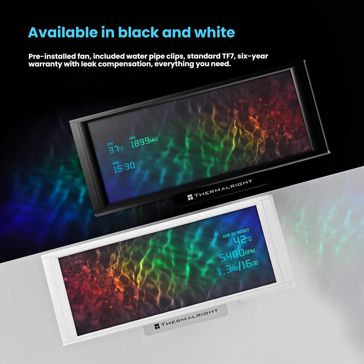 Thermalright TROFEO VISION 360 ARGB ホワイト 360MM 水冷クーラー