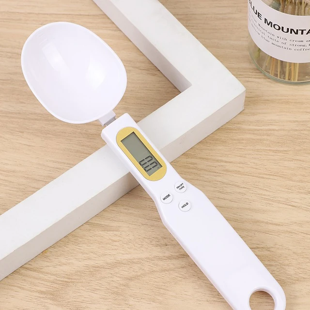 Electronic Kitchen Scales Digital Measuring Food Flour Mini Kitchen Tools  Milk Coffee Scales Food Flour Milk Coffee Scales Baking Scales Electronic  Measuring Instrument Measuring Food Spoon Scales Mini Kitchen Tools Milk  Coffee