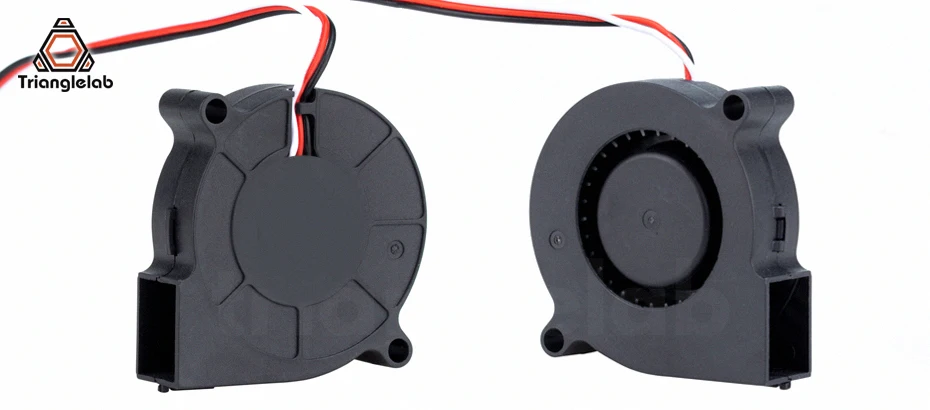 trianglelab fios conjuntos de fãs dc para prusa impressora