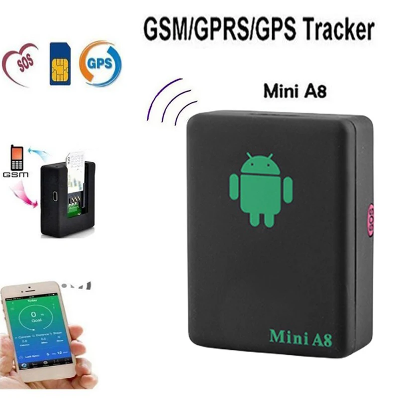 미니 A8 GPS 트래커 로케이터 없음, 실시간 자동차 어린이 애완 동물 GSM..