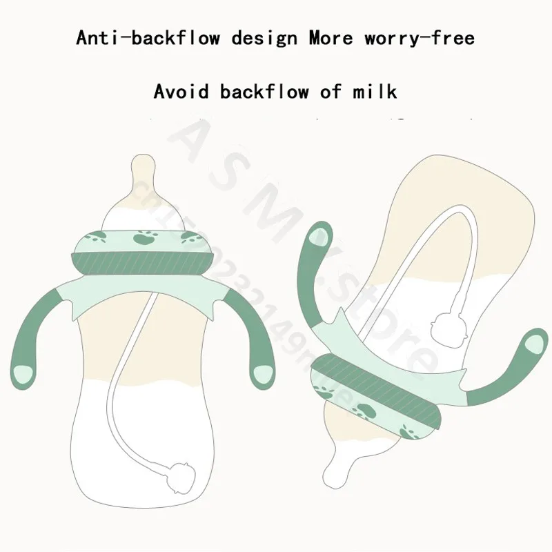 Anti-Colic Baby Bottle/Newborn Baby Bottle/270ML 330ML Large Capacity Wide Neck Bottle/Baby Drinking Cup/Baby Milk Bottle 4