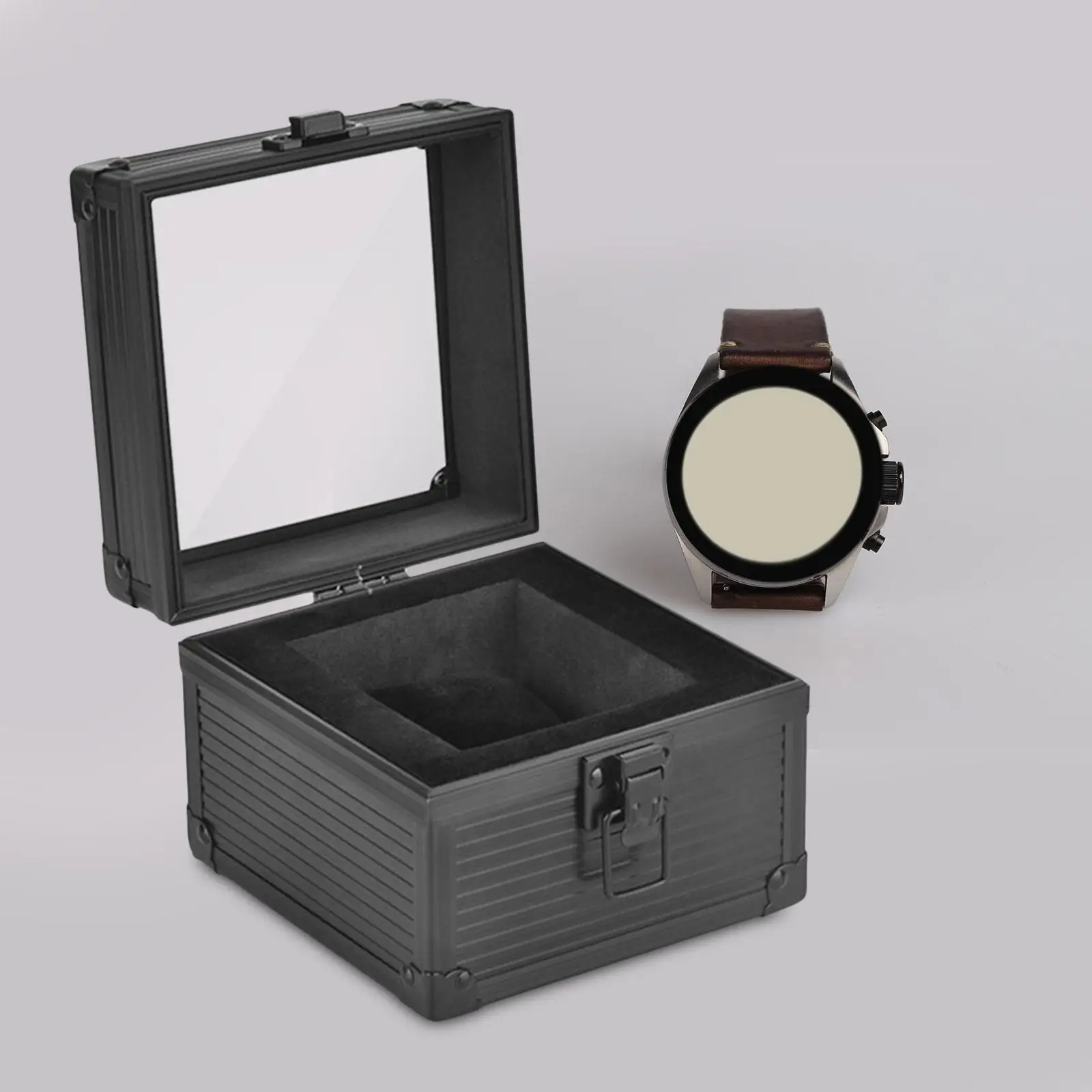 Single Watch Storage Box for Men Women Portable Watch Storage Travel Case