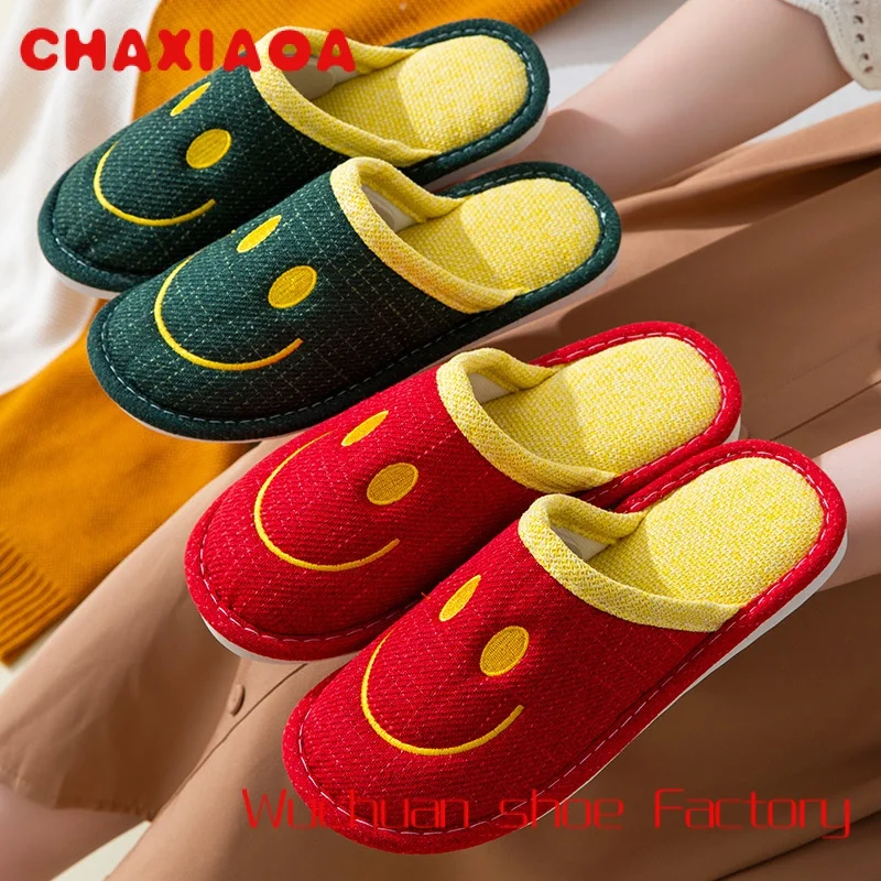 

of women's indoor floor footwear anti slip house sandal all-season men's cotton linen slippers