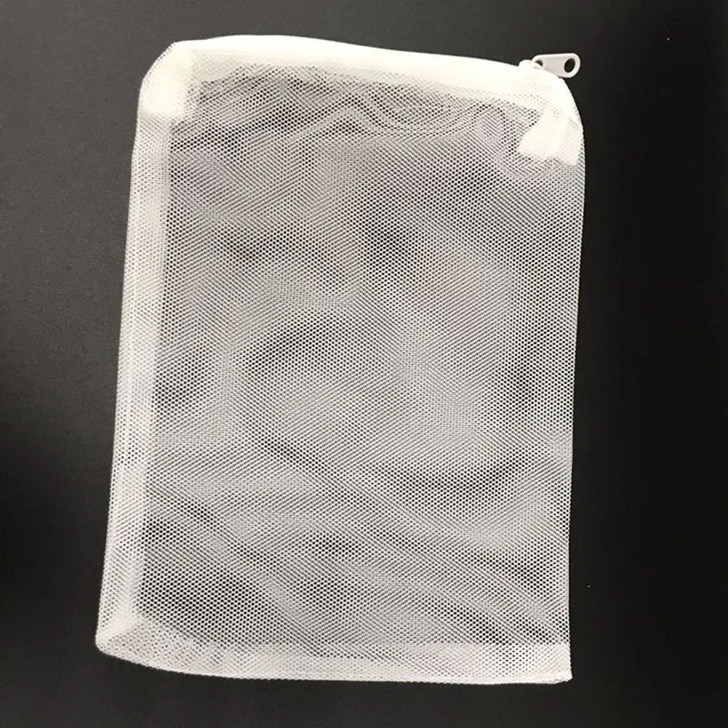 Aquarium Filter Net Mesh Bags - Set of 10, White and Black