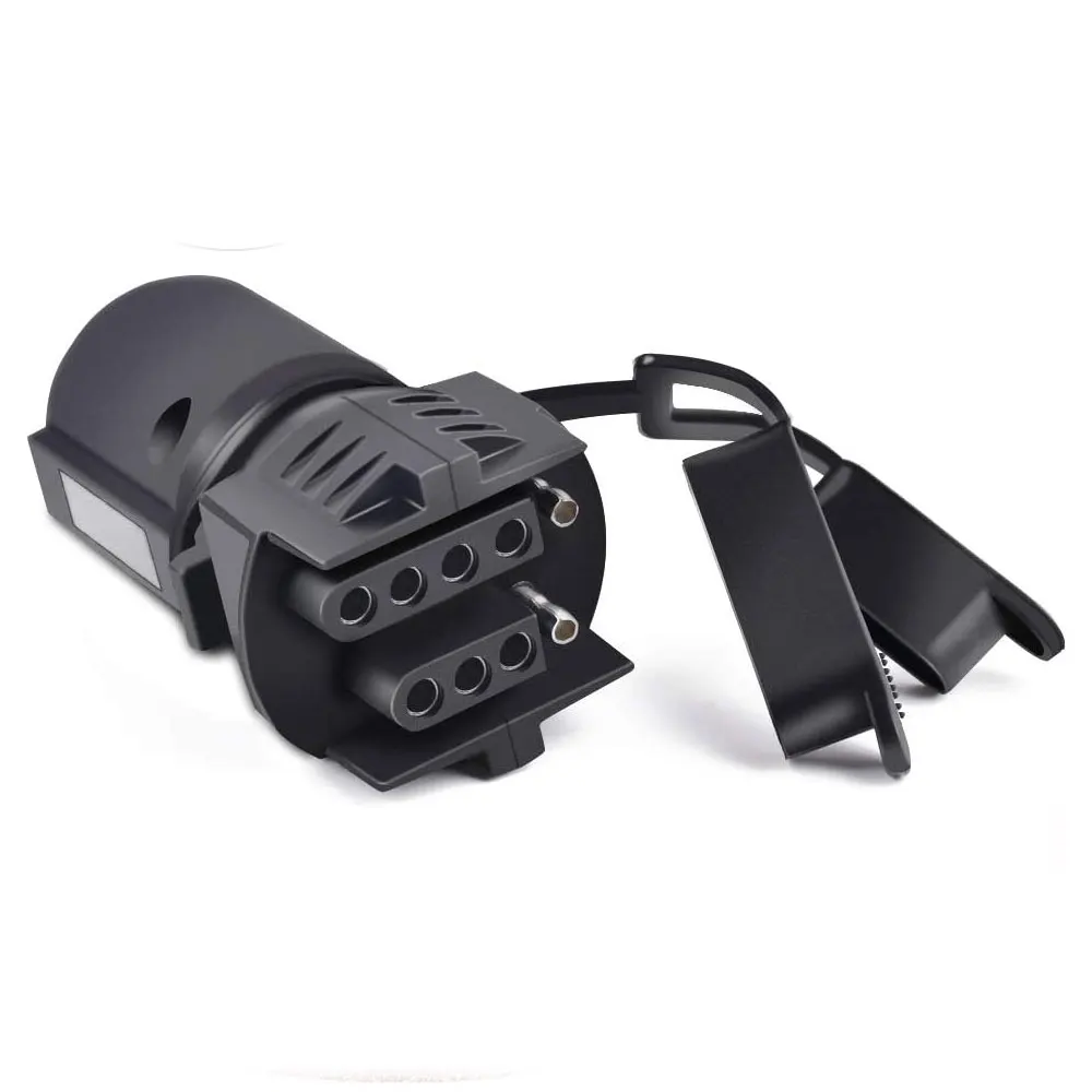 7Pin To 4Pin 5Pin Plug Adapter Trailer Connector 12V Tow Bar Towing Waterproof Plugs Socket Adapter US Truck Caravan Accessories