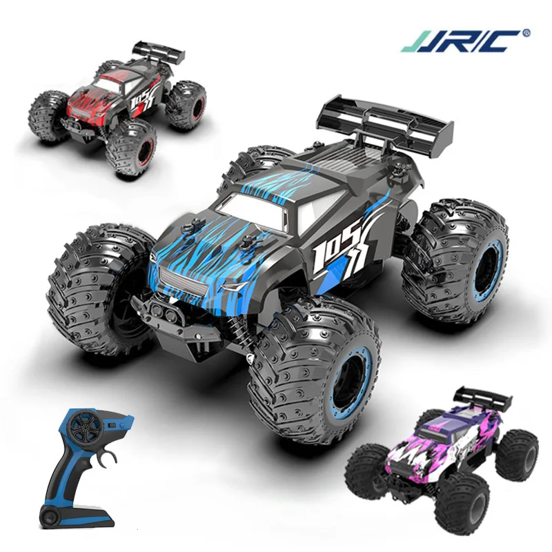 JJRC 오프로드 리모컨 자동차 드리프트 몬스터 트럭 장난감, Q105 Q175 1:18, 20 km/h, 2.4GHz 더블 모터 드라이브, LED 라이트