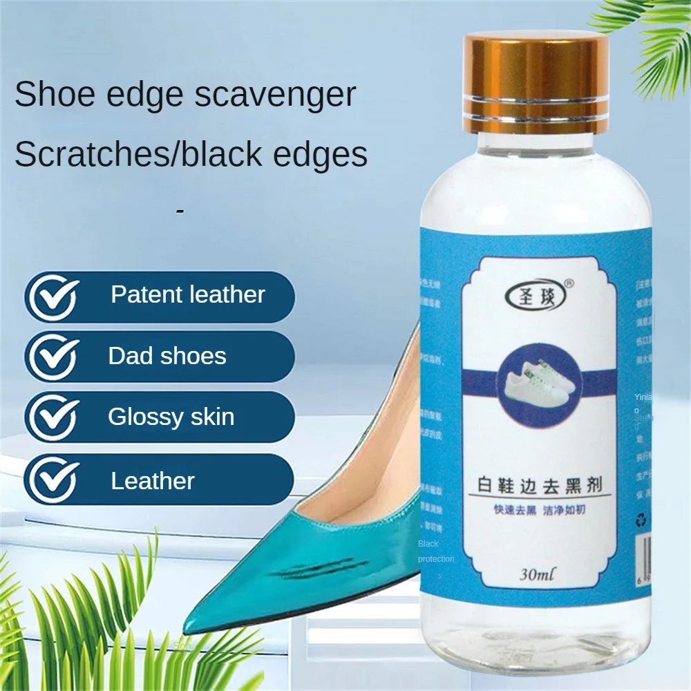

30ml Fast White Shoes Stain Polish Cleaner Gel Sneaker Whiten Cleaning Dirt Remover for Sneaker Remove Shoe Yellow Edge Cleaner
