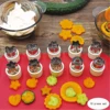 4/5/10/14 Piece Stainless Steel Vegetable and Fruit Shaping Cutting Mold, Fruit Salad Making Cutter, Vegetable and Fruit Embossi 2
