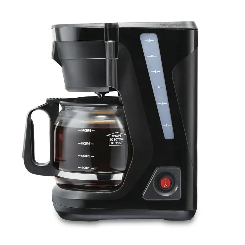 

Fill Compact 12 Cup Coffee Maker, Glass Carafe, Compatible with Smart Plugs, Black, 43680PS Vacuum cleaner for home Car vacuum V