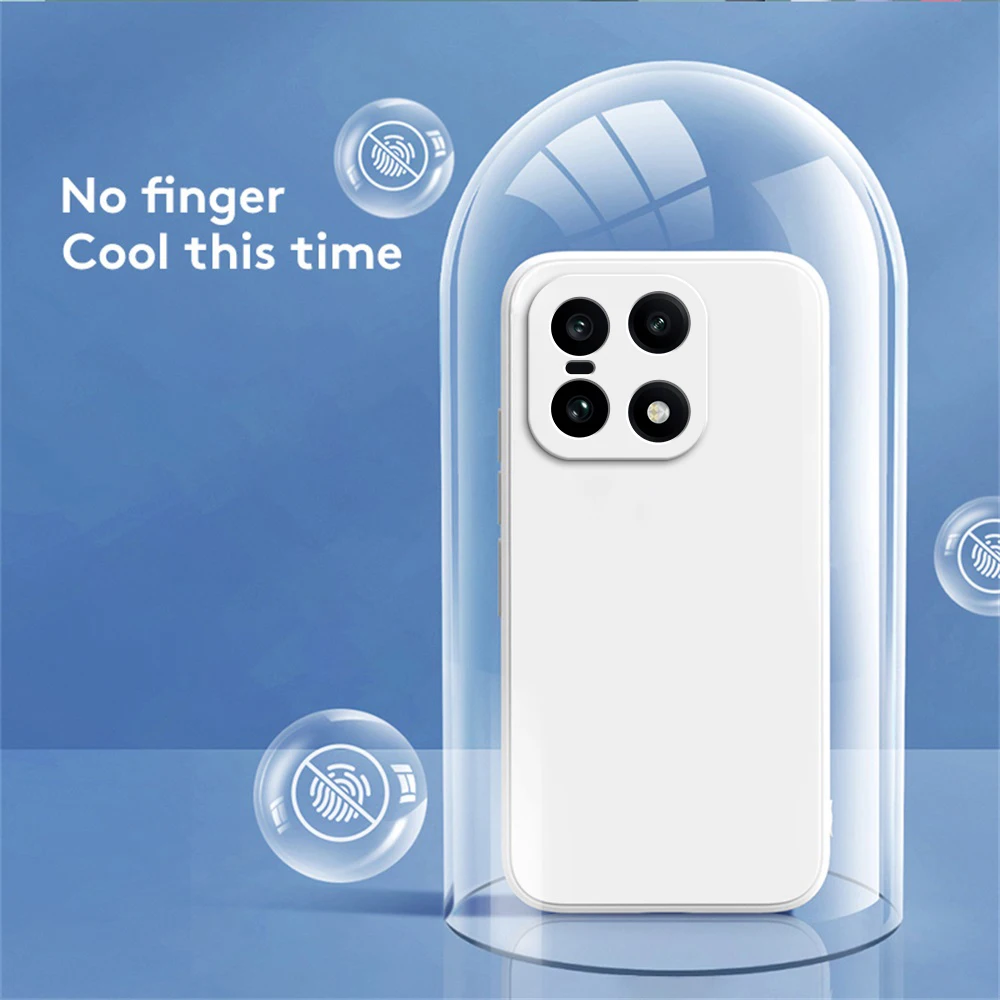 Elegant Soft Silicone Shockproof Phone Case - Original Plain Color, High-Quality Back Cover