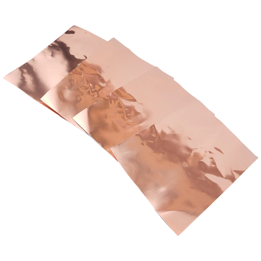 

4PCS Copper Shielding Sheet Self-Adhesive Reliable EMI / RFI Noise Reduction 4 Copper Shielding Foil Tape Sheets