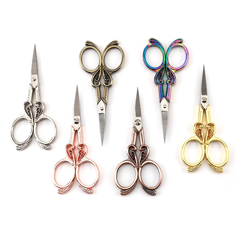 Stainless Steel Vintage Retro Sewing Needlework Fabric Cutter Embroidery Tailor Scissors Shears sewing scissors tailor scissors craft scissors sewing supplies