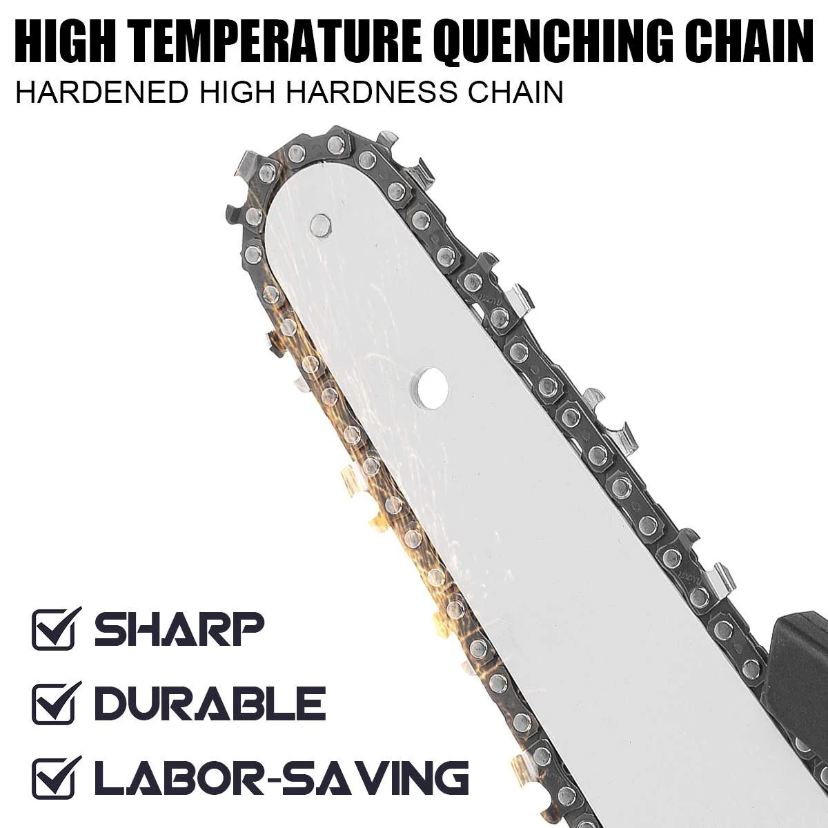 8Inch Electric Saw Brushless Motor 3000W Rechargeable Battery Cordless Chainsaw