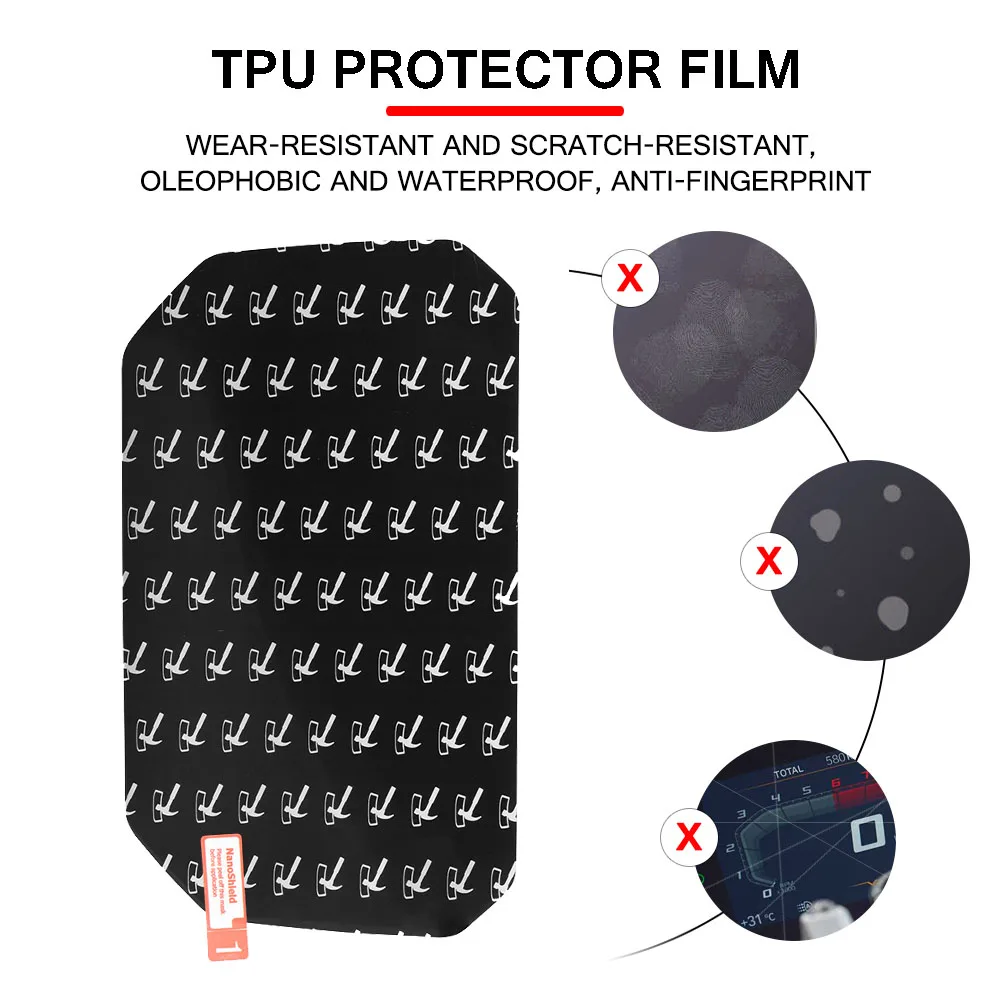 Motorcycle Instrument Film Screen Protector For BMW R1300GS R1250GS LC R1200GS ADV S1000XR C400X F850GS F750GS R1250R motorcycle screen protector