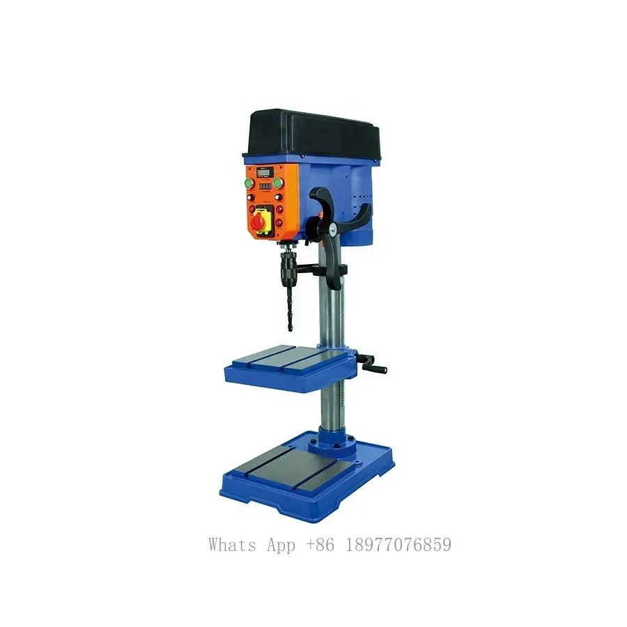 WTZ-16T TTMC Drill Press Machine, Belt Drive Drill Machine With Variable Drilling Speed, B18 Spindle Taper 6