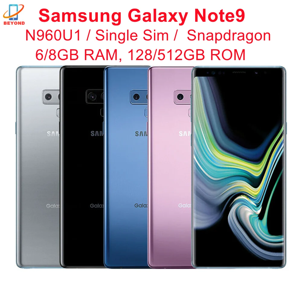 Samsung Galaxy Note9 Note 9 N960U N960U1 6.4