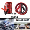 Heavy Duty Jumper Cables 2000A 4M Car Battery Booster Cables For Cars Trucks SUVs Vans Emergency Jump Start Alligator Clips