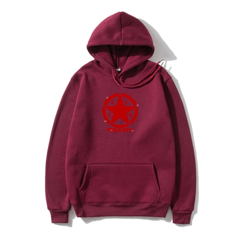

2022 Summer Fashion Fleece Warm Sweatshir Hoody TokarevHoody33 Logo Outerwear Classic Sovie Union Pistol Logo Hoody 019204