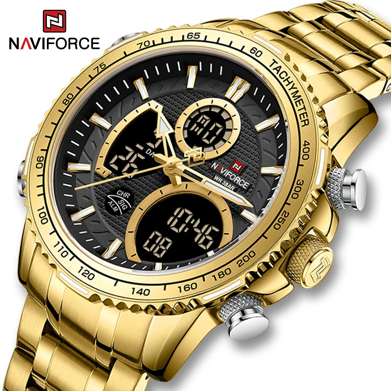 NAVIFORCE Orologio da uomo con cinturino in silicone di