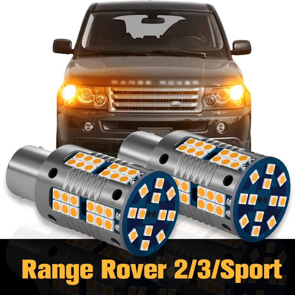 

2pcs Canbus LED Turn Signal Light Lamp Accessories For Land Rover Range Rover 2 3 Sport 1 2002 2003 2004 2005 2006 2007 2008