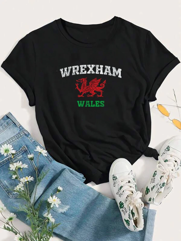 WrexhamWalesMensAndWomenNewModelSummertshirtsteenClothesT