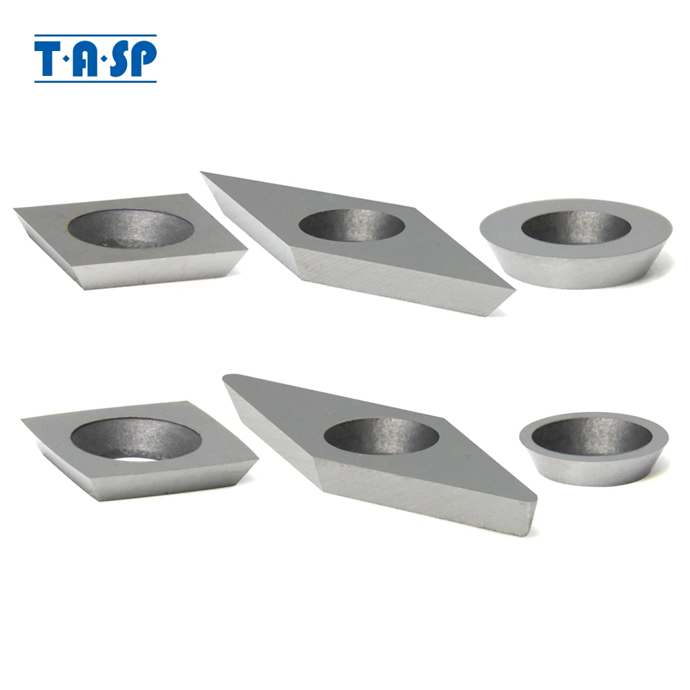 TASP Carbide Insert Woodturning Tools Replacement Cutters Torx M4 Screw