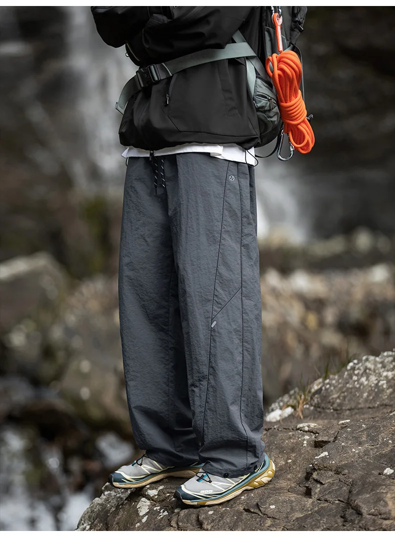 TFETTERS Brand Outdoors Men's Cargo Pants 2026 Spring Summer Outdoors Outing Casual Pants Man Watertight Baggy Riding Clothes