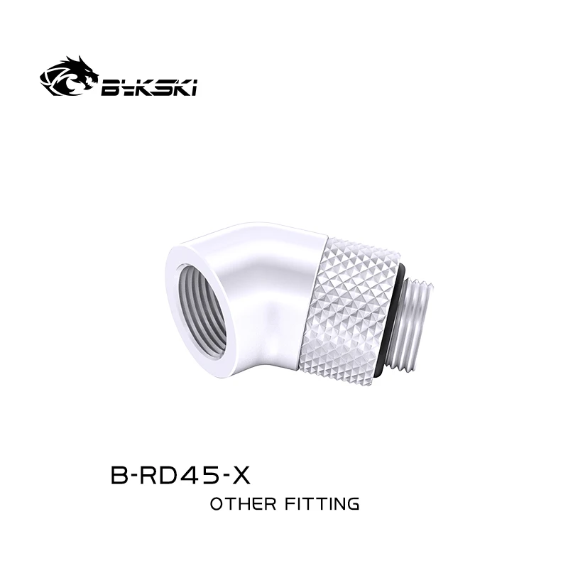 Bykski B-RD45-X G1/4'' 45 Degree Rotary Compression Fitting PC