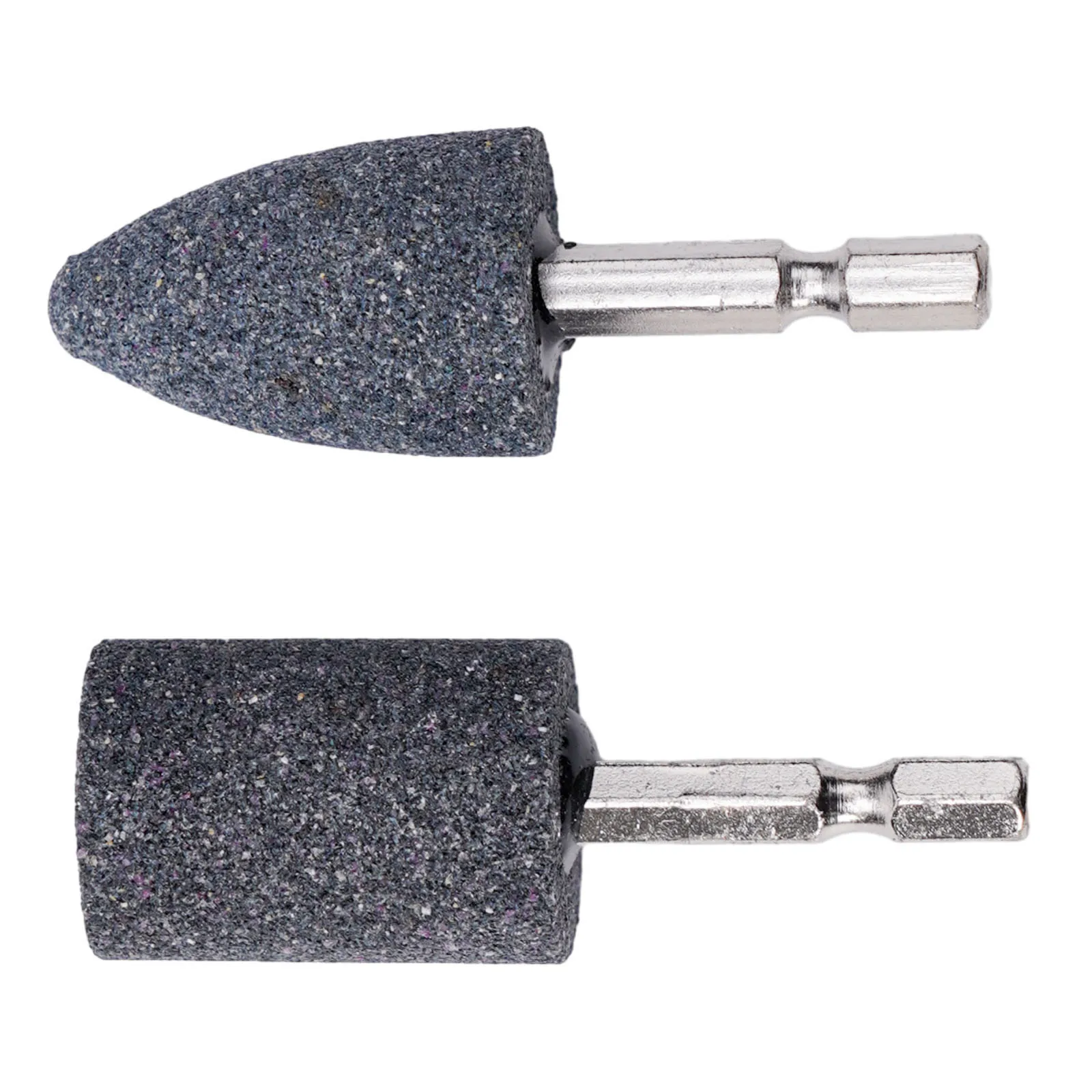 2pcs Hexagonal Shank Grinding Wheel Sharpening Head Power Tool Accessories For Grinding Engraving Ceramic Glass Cemented Carbide