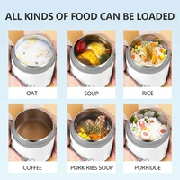 Lunch Boxes Lunch Bag 304 Stainless Steel Lunch Box For Kids Lunch Bags  Portable Folding Spoon Lunch Box Kids Thermal Bento Box 1