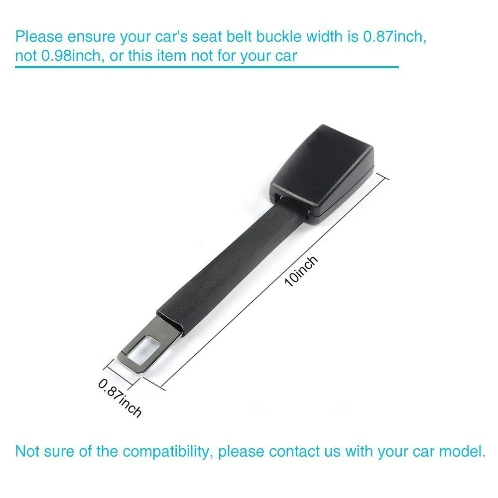 Car-Styling Universal Car Seat Belt Extension Auto Belts Extender Durable Car Safety Seat Belt Buckle Clip seat belt extender seat belt clip seat belt extender kit car seat belt accessory