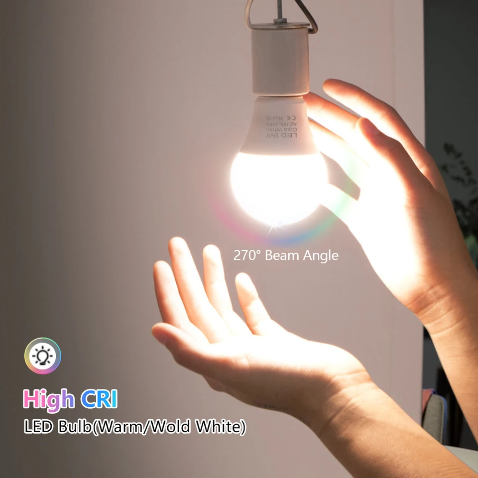 Ampoule LED E27 12W - 220V-240V, Classe A++, 5000-9999h, Neuve