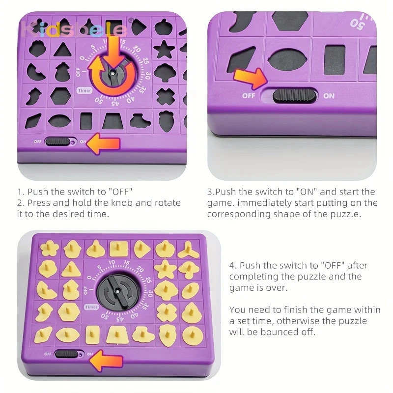 Timing Puzzles Board Games Pop Up Toys Xmas Gifts  Kids Party Games Hand-Eye Coordination Birthday Party Gifts For Boys Girls 4