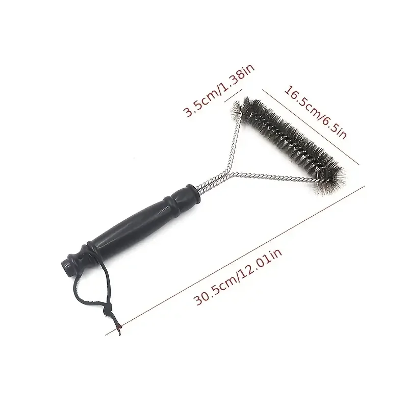 1-20pcs BBQ Grill Cleaning Brush&Scraper Stainless Steel Wire Brush Kitchen Cleaner Safe Accessories&Tools for Barbecue Oven