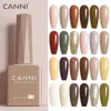 CANNI Gel Nail Polish VIP Gorgeous Christmas Red Color Winter Nails Full Coverage HEMA FREE Soak Off UV LED Semi Permanent Gel 6